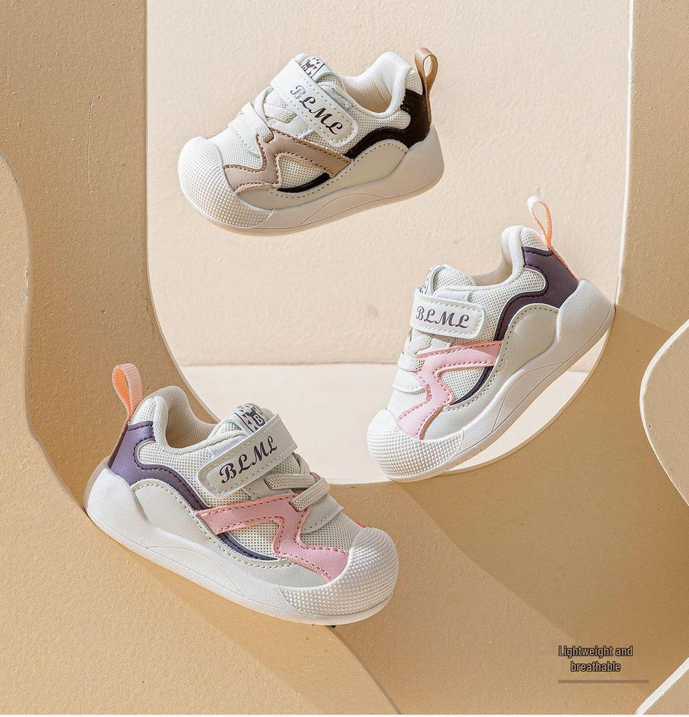 Spring 2026 Baby Shoes: Soft Sole Mesh Casual Shoes for Infant Girls and Boys