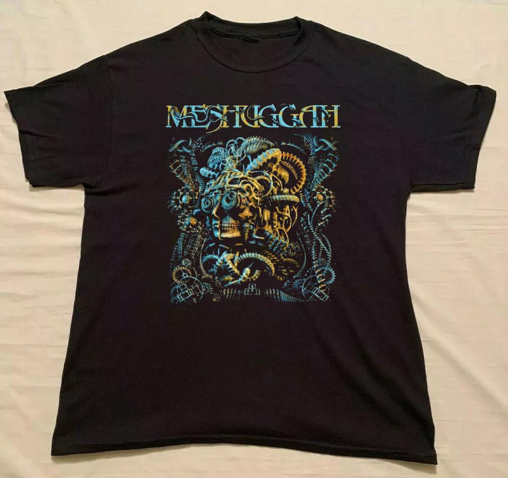 Meshuggah Band Black Cotton Shirt Full size S5XL IA826 Unisex T-Shirt L