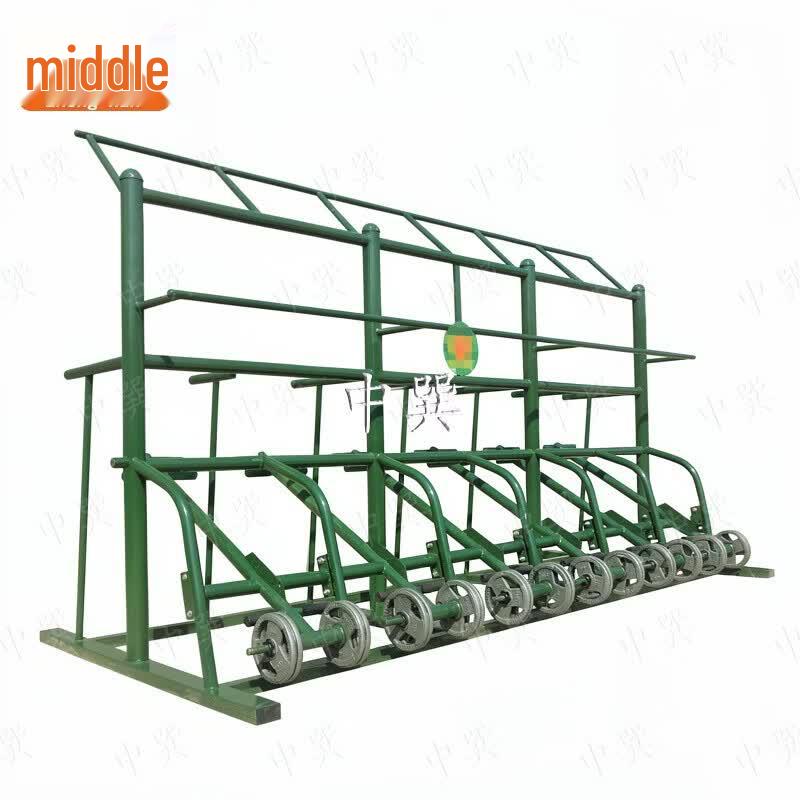 Outdoor 6-Person Multi-functional Fitness Station
