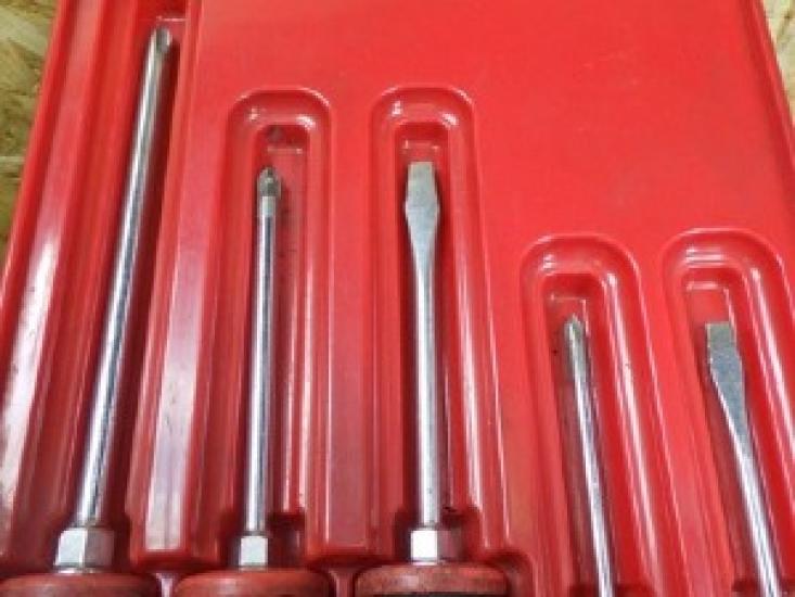 Snap On Screwdriver SGDP631R 5-piece Set USED