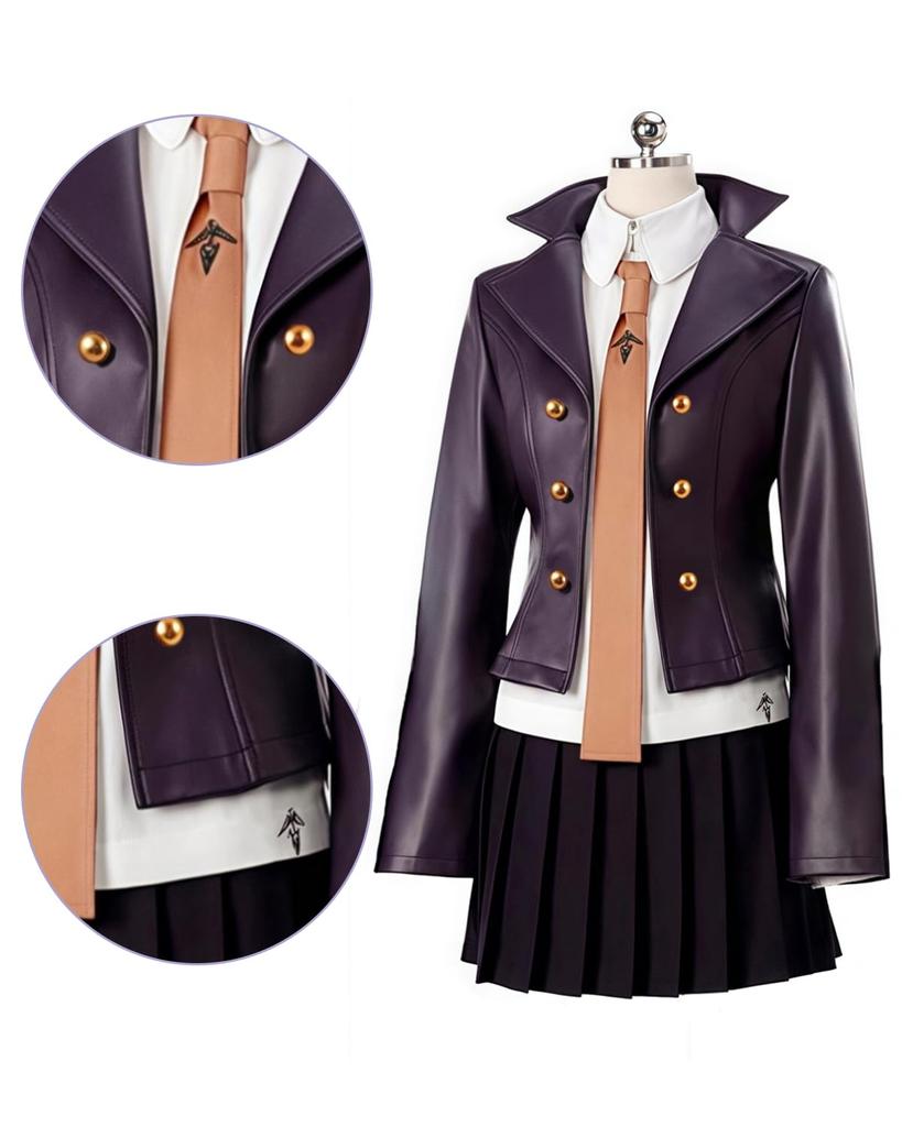 [CR ROLECOS] Kyoko Kirigiri Cosplay Kostüm, Kyoko Kirigiri Cosplay Uniform Kostüm (Kyoko Kirigiri, M)