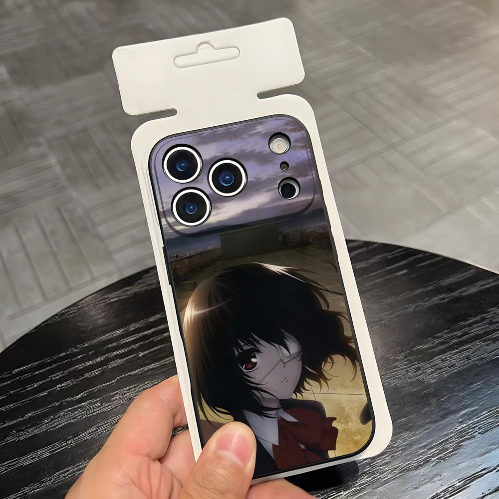A-Another Horror Anime Phone Case For IPhone 17 Air 16 E Pro Max 15 14 13 Mini 12 Pro 11 Max Plus Black Soft Shell