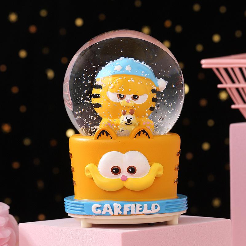 Christmas Fantasy Crystal Ball Music Box - Princess Ornament Gift for Girls' Birthdays