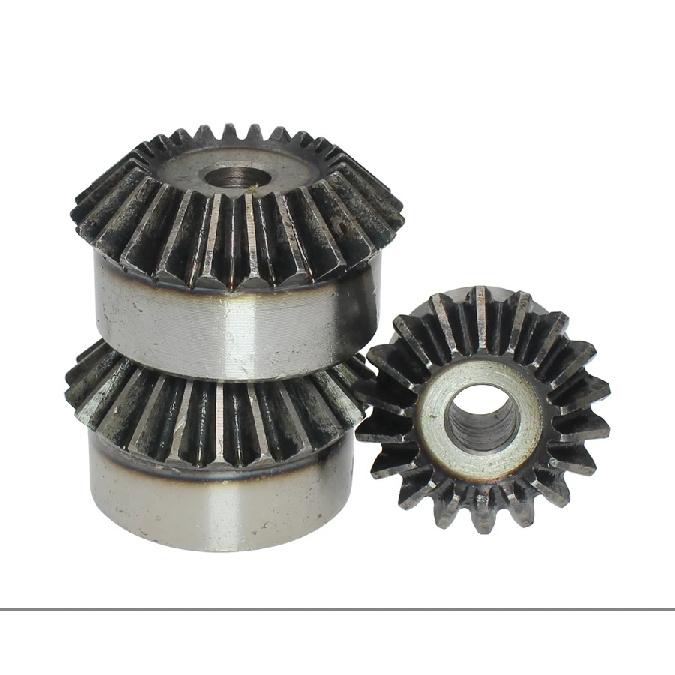 1 Piece Bevel Gear 2M22T/23T/24T/25T/26T/27T Gear 90 Degrees Meshing Angle Carbon Steel Transmission Ratio 1:1 Transmission Part