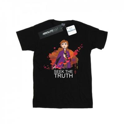 Camiseta masculina Frozen 2 Anna Busque a Verdade Vento