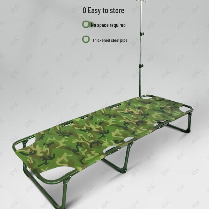 Portable Folding Field Stretcher with IV Stand