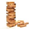 Wood Tumbling Tower Game - Perfect for Party Games, Outdoor Games for Adults and Family, Classic Stacking Block Games,S