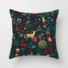 Christmas Pillowcase Red Elk Light Luxury Pillowcase Car Neck Cushion Home Pillowcase