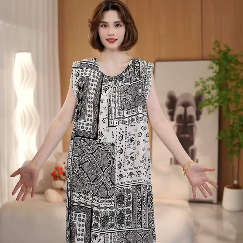 Women's Cotton Silk Camisole Pajama Dress - Summer, Loose Fit, Cute Japanese Style, Sexy and Thin, Perfect for Students