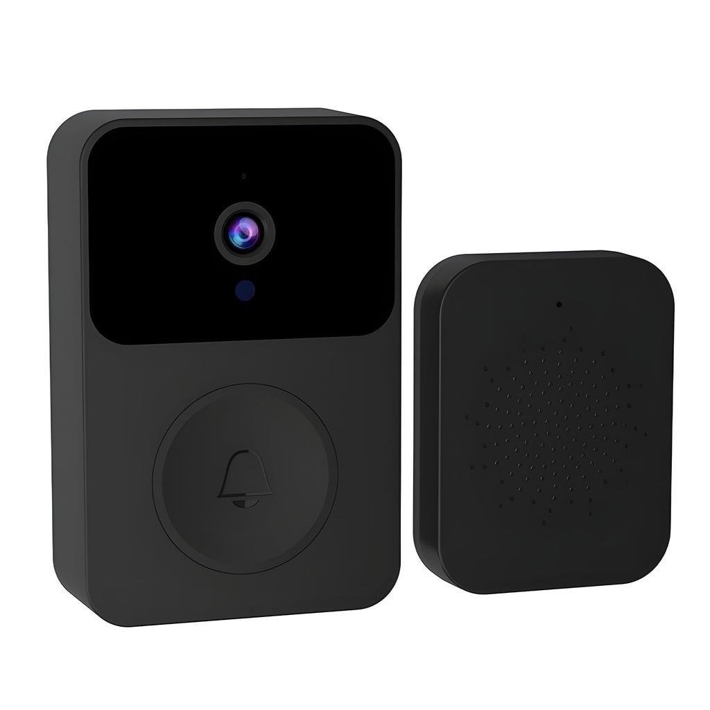 HUAJUN Smart Video Wireless Intercom with Smartphone Base Unit and Handset Infrared Night Indoor Sound Recording Japanese Instruction Manual Easy