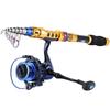 Fishing Rod & Reel Combos 1.8-3.3M Telescopic Fishing Rod With 14BB Spinning Fishing Reel Set