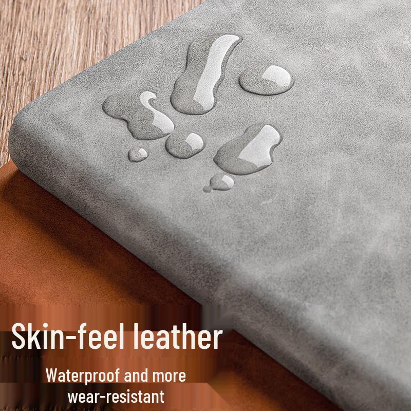 Jingxun Thickened 384-Page A4 Leather Notebook