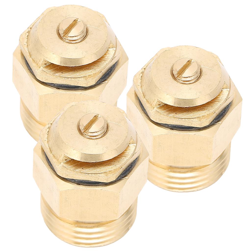 3PCS G1 2 Refraction Sprinkler Nozzle Adjustable Copper Micro Sprinkler Head Garden Irrigation Accessories