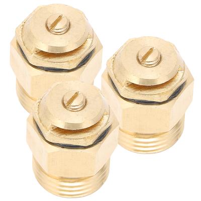3 Pezzi Ugello Sprinkler a Rifrazione G1/2 Testa Micro Sprinkler Regolabile in Rame Accessori per Irrigazione da Giardino