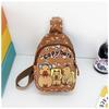 New Capybara Shoulder Bag Cartoon Animal Lightweight Chest Bag Nylon Coin Purse For Kids