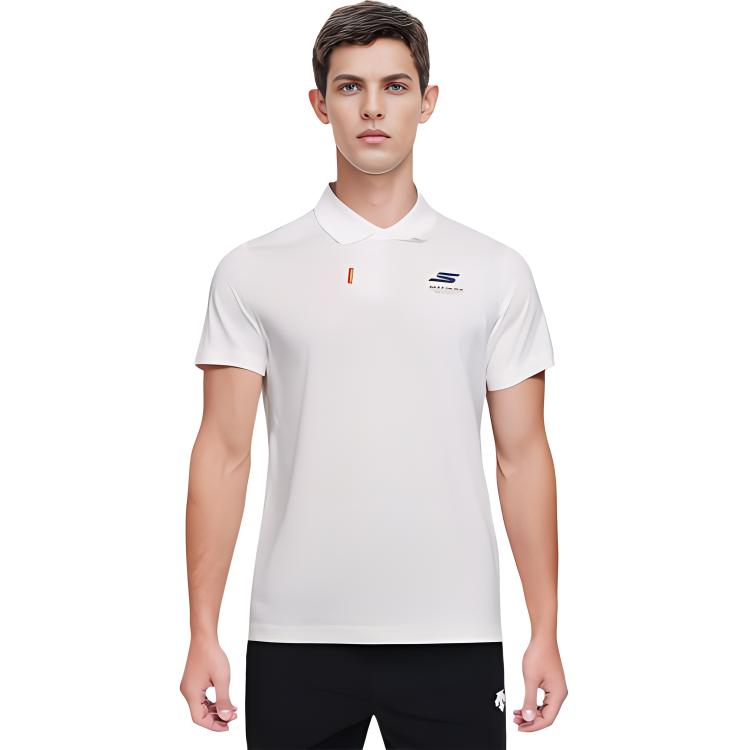 Skechers Comfortable Casual Sports Polo Shirt Men Tops Bright-White P224M019-0019