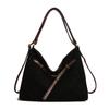 Suede Shoulder Bag for Women Fashion Hobo Handbag with Adjustable Strap