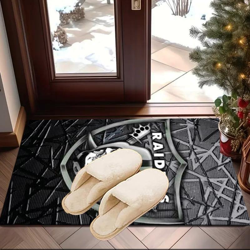 Raiders Football Legacy Printed Area Rug for Office, Chair Rug, Decorative Carpet Floor Mat, Large Size Fan gifts Christmas gifts