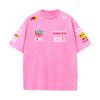 Summer F1 Racing Suit Red Bull Vestapan Team Uniform Short Sleeved Vintage Wash T-shirt Round Neck T-shirt