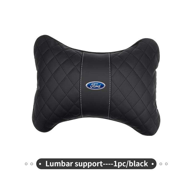 EUEX2 Universal Car Seat Headrest Neck Pillow Lumbar Back Support For Ford Escort KA Flex Everest KA Expedition Falcon Fusion