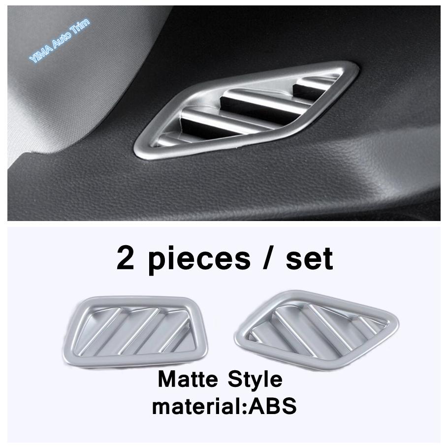 Steering Wheel Frame For VW Volkswagen Atlas / Teramont   C-pillar / Dashboard Air AC Outlet Cover Trim Matte Accessory
