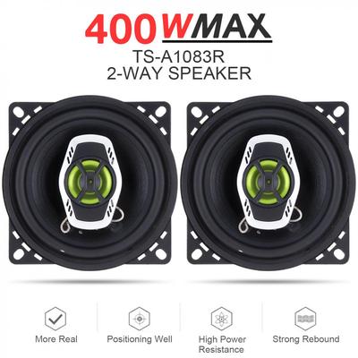 2 Stück 4 Zoll 10 cm 400 W 2-Wege-Auto-Koaxial-Auto-Audio-Musik-Stereo-Vollfrequenz-Hifi-Lautsprecher