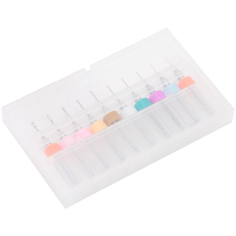 10Pcs Mini Drill Bits Set for Woodworking Watch Mobile Phone Repair Tools 0.3MM‑1.2MM