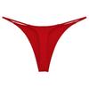 Bikini a perizoma a doppio strato in seta di latte a vita bassa con spalline sottili Lingerie per donna