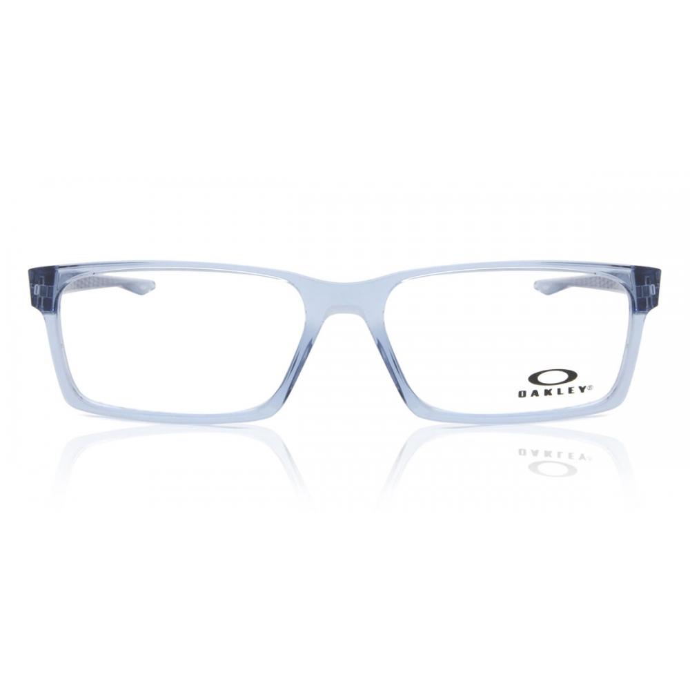 Oakley Ox8060 Overhead 806007 Men Eyeglasses Transparent Blue/57-16-138