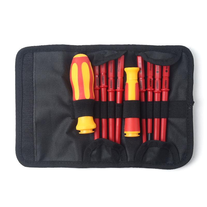 Magnetic Insulated Electrician Screwdriver Set - High Hardness Torx, Phillips, & Flathead