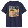 Dewey Poster T Shirt Summer  Cotton T-Shirts For Men Harajuku Printed Tee Shirt Short Sleeve Streetwear Clothing