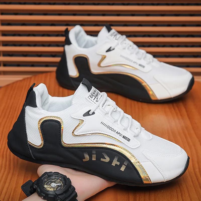 

Мужская обувь для скейтбординга, весенняя мода, сетчатые дышащие спортивные кроссовки, удобные низкие повседневные кроссовки Tenis Masculino 39