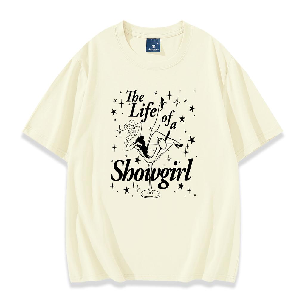 Showgirls Life T Shirt In My Showgirl Era T-Shirt New Album 2025 Shirt Country Music Fan Gift Men Women Streetwear Hip Hop Tops