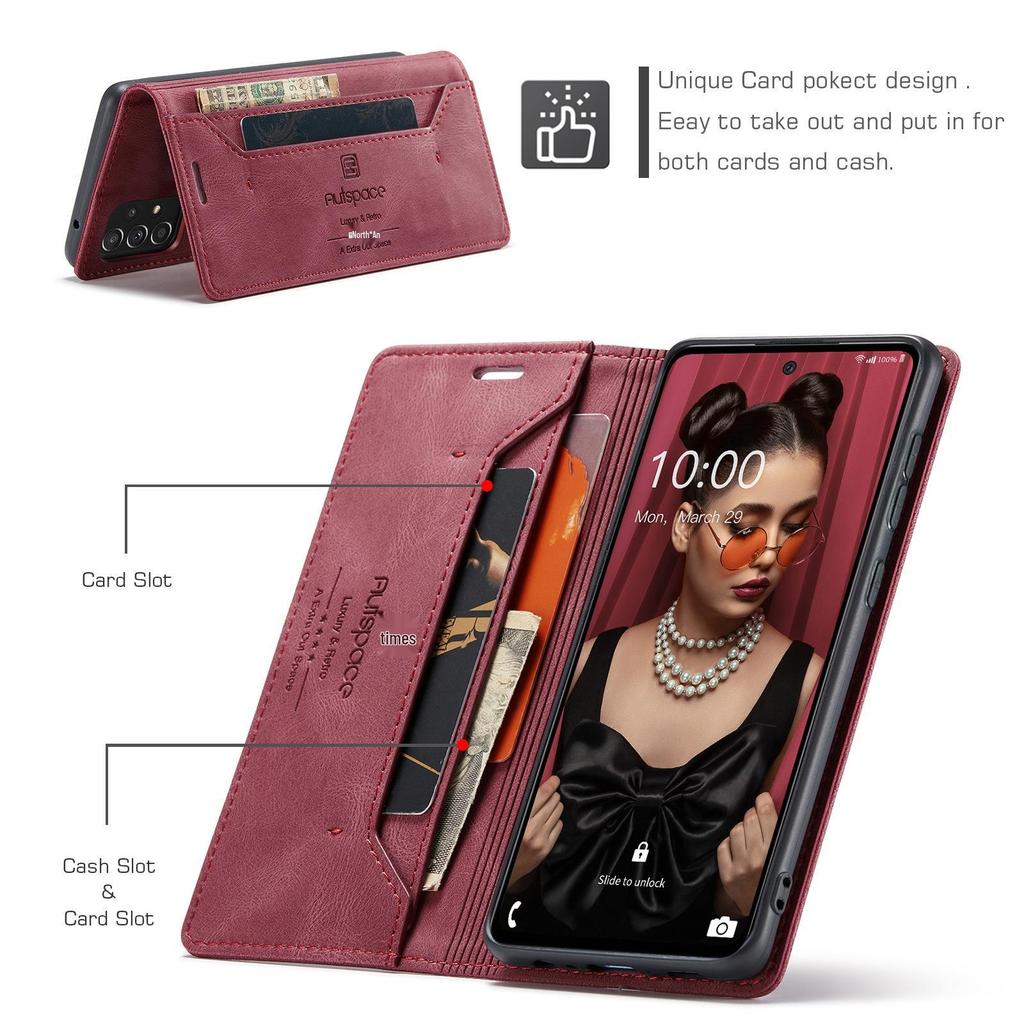 Leather Flip Case for Xiaomi 13 Pro/Redmi Note 12 Pro/Note 11 - Card Holder