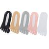 5Pairs Anti-slip Five Finger Boat Socks Ultra-thin Mesh Shallow Socks Simple Split Toe Socks  Women