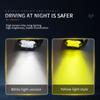 Universal LED Headlights & Fog Lights, LED Work Light Bar, 12V Spotlight, White and Yellow, 4x4 Off-Road Accessories