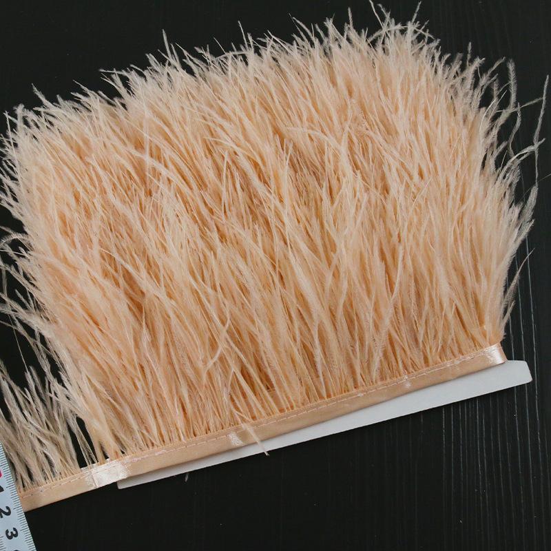 8-10 Ostrich Feather Diy Handmade Jewelry Accessories Crafts Decorative Clothing Skirt Cuffs