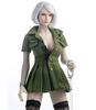 HiPlay 1/6 Female Figure Doll Outfit Set "Dress + Stockings" Compatible with TBLeague, DC016 (Green)