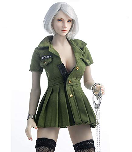 

HiPlay 1/6 Female Figure Doll Outfit Set Dress + Stockings Compatible with TBLeague, DC016 (Green)