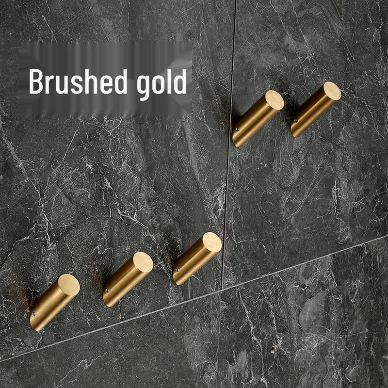 

ZNMW Brushed Gold Square Stainless Steel Wall Hook