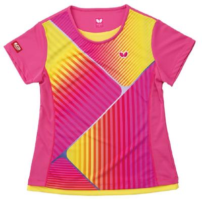 Butterfly Table Tennis Uniform Ray Calade Shirt 45029 Pink O Women's (008)