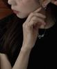 Chalangsi Little Snake One-Touch Earrings 925 Silver