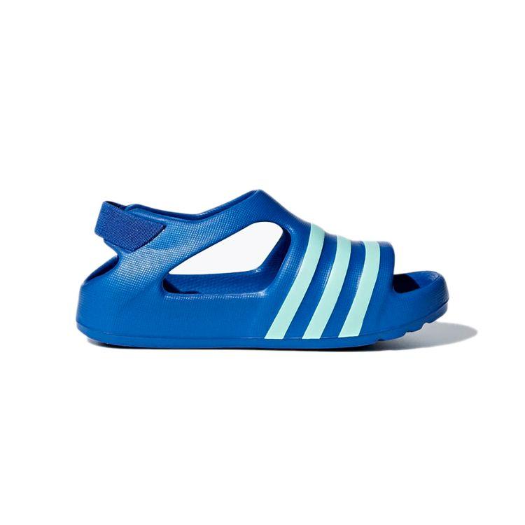 Adidas Originals Adilette Comfortable Versatile Low-Top Shoes Baby Shoes Blue CG6599