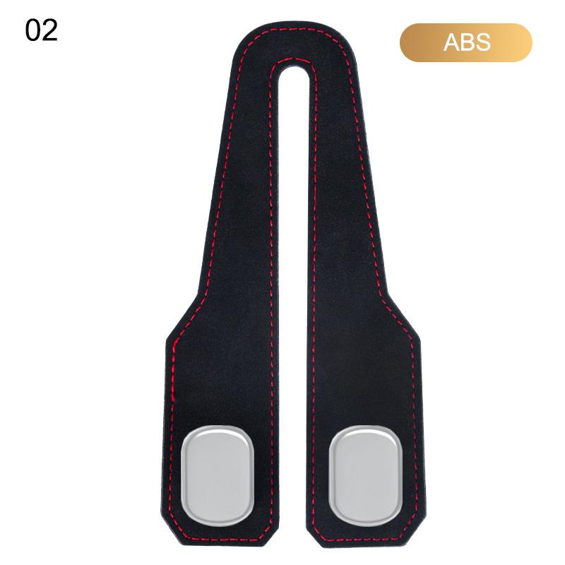 2 i 1 Bil Nakkestøtte Krok Premium Semsket Baksete Hengende Dobbel Krok 15 kg Stor Bærende Legeringskrok Henger Universell