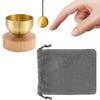 Mini Meditation Bowl Brass Stress Relief Singing Bowl Set Yoga Meditation Sound Bowl Small Singing Bowl Wind Chime Set For Home