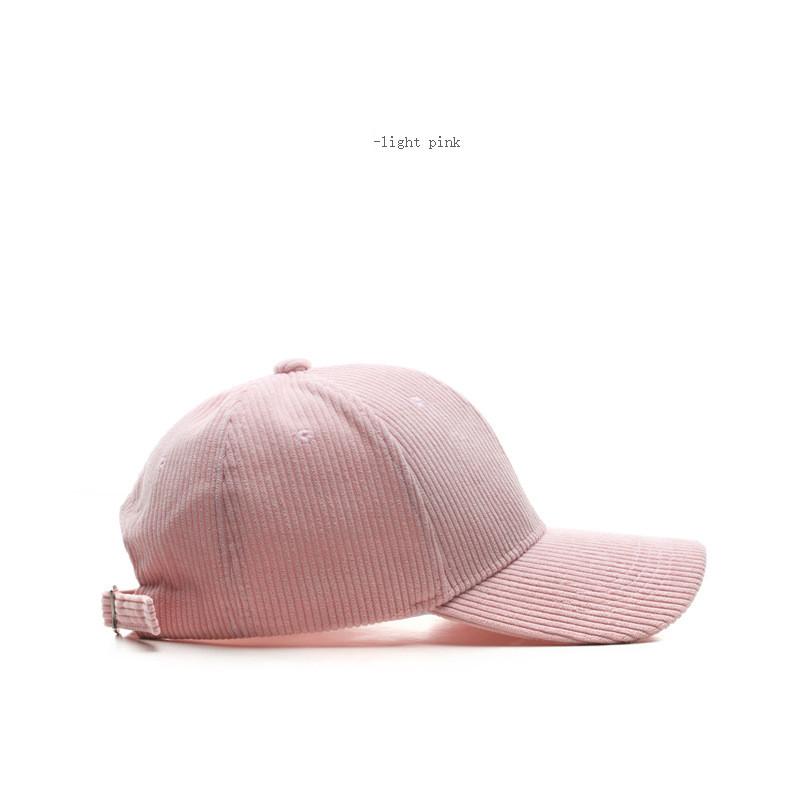 Hats Summer Stijlvolle Corduroy Baseballpet - Klassiek Snapback Design, Thermische Isolatie, Effen Kleur, Comfortabele Pasvorm voor Buitenavonturen en Casual Kleding