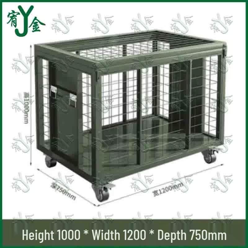 Yojin Movable Storage Mesh Cage with Wheels