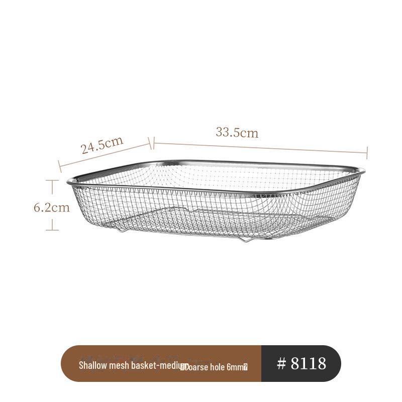 Stainless Steel Kitchen Sink Rack and Fruit Basket