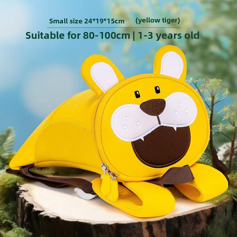 

Sesame Baby Cartoon Child Backpack With Antiloss Leash For Kindergarten And Preschool Kids Yellow Small