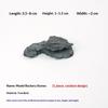 1/5Pcs 3.5-8Cm Length Mini Moss Covered Forest Rock Model Irregular Simulation Rock For Micro-Landscape Outdoor Decoration